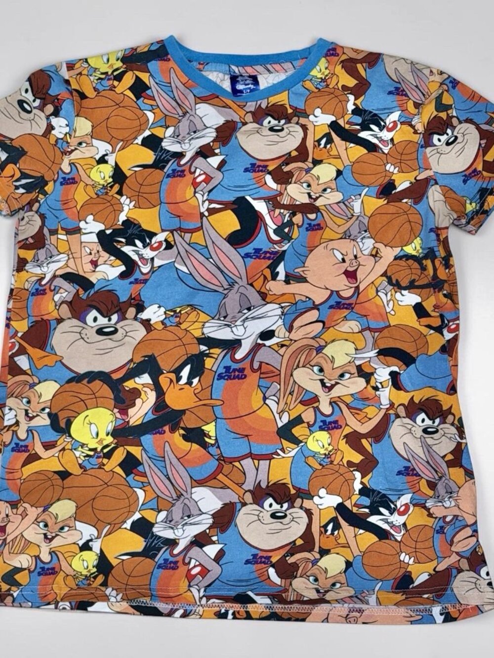 Space Jam All Over Print T Shirt Cakeworthy Tune Squad Looney Tunes Adult Small